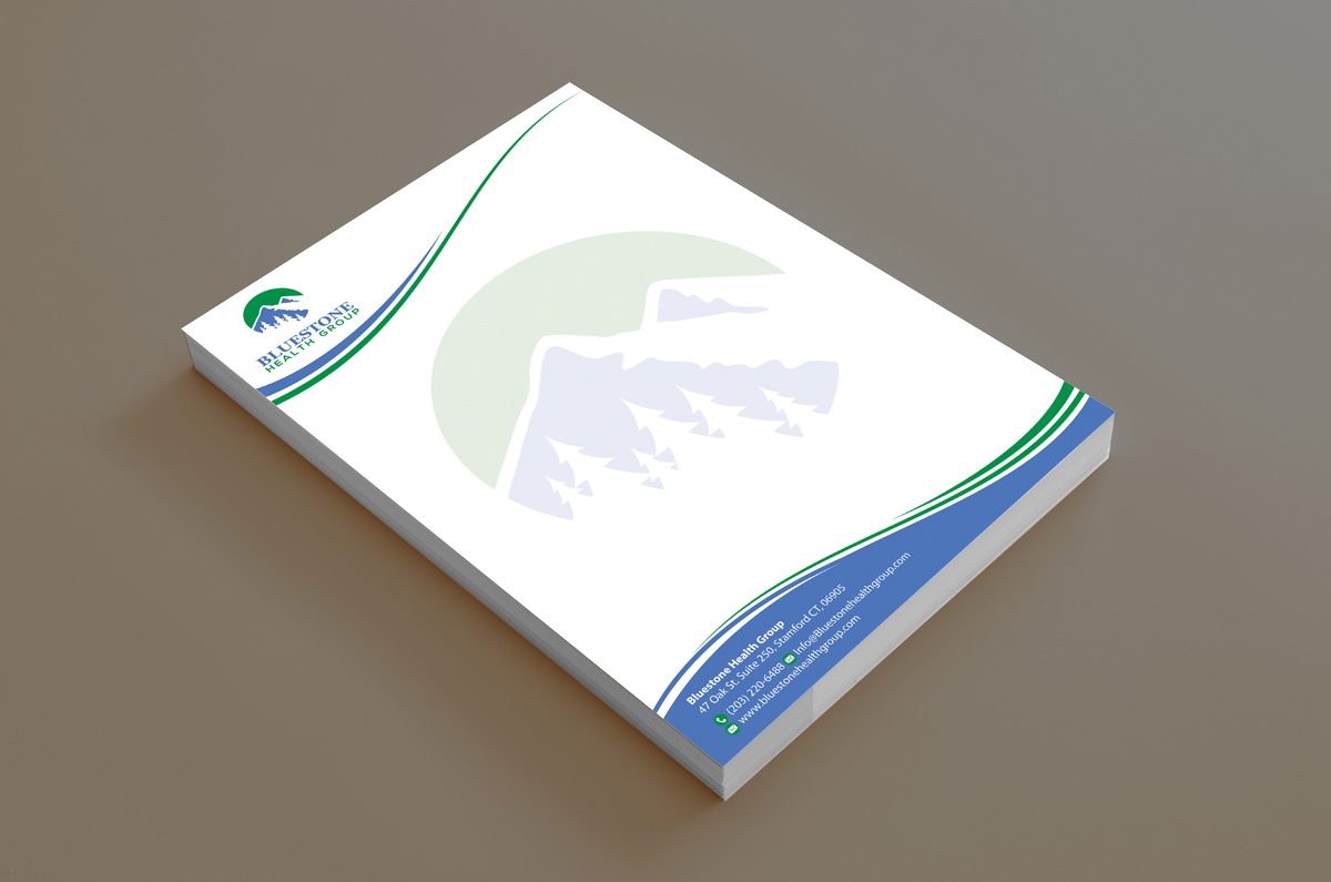 Diseño de Membrete por alpesh9520 para Bluestone Health Group  | Diseño #15184341