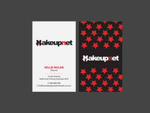 Business Card Design by Creations Box 2015 for Makeupnet Pty Ltd | Design: #15170186