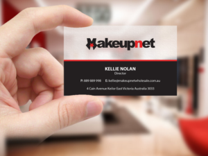 Business Card Design by Creations Box 2015 for Makeupnet Pty Ltd | Design: #15170191