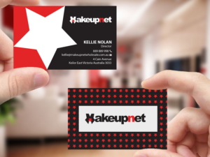 Business Card Design by Creations Box 2015 for Makeupnet Pty Ltd | Design: #15170193