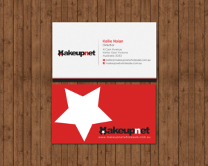 Business Card Design by chandrayaan.creative for Makeupnet Pty Ltd | Design: #15167077