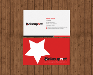 Business Card Design by chandrayaan.creative for Makeupnet Pty Ltd | Design: #15167080