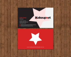 Business Card Design by chandrayaan.creative for Makeupnet Pty Ltd | Design: #15167113