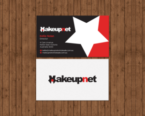 Business Card Design by chandrayaan.creative for Makeupnet Pty Ltd | Design: #15167114