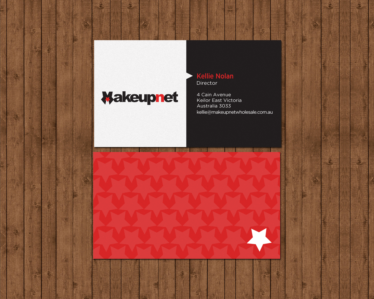 Business Card Design by chandrayaan.creative for Makeupnet Pty Ltd | Design #15167206