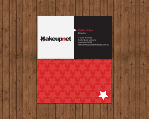 Business Card Design by chandrayaan.creative for Makeupnet Pty Ltd | Design: #15167206