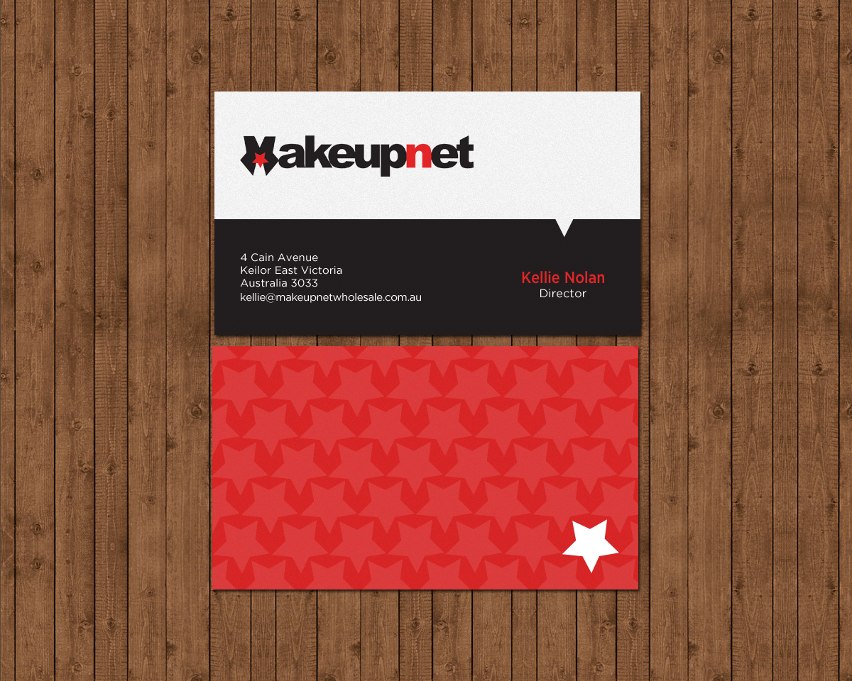 Business Card Design by chandrayaan.creative for Makeupnet Pty Ltd | Design #15167207