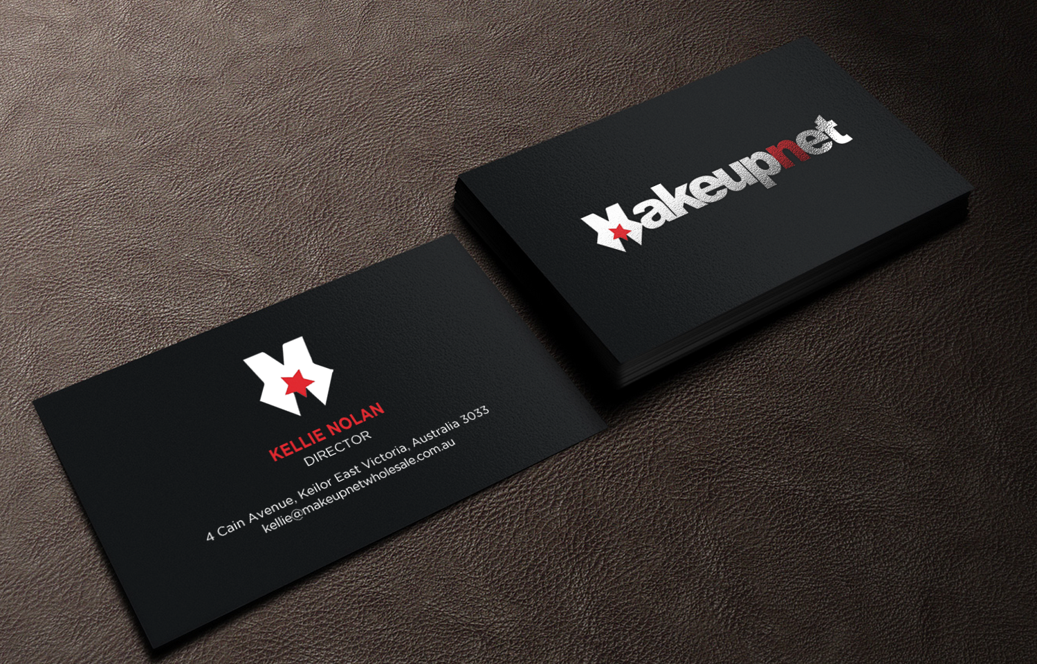 Business Card Design by chandrayaan.creative for Makeupnet Pty Ltd | Design: #15167236