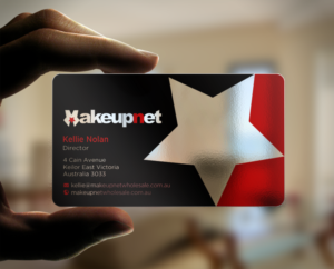 Business Card Design by chandrayaan.creative for Makeupnet Pty Ltd | Design: #15167253