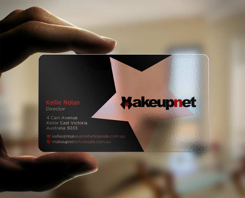 Business Card Design by chandrayaan.creative for Makeupnet Pty Ltd | Design #15167255