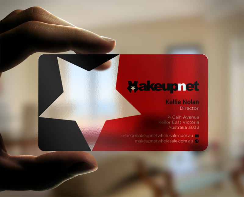 Business Card Design by chandrayaan.creative for Makeupnet Pty Ltd | Design #15167274