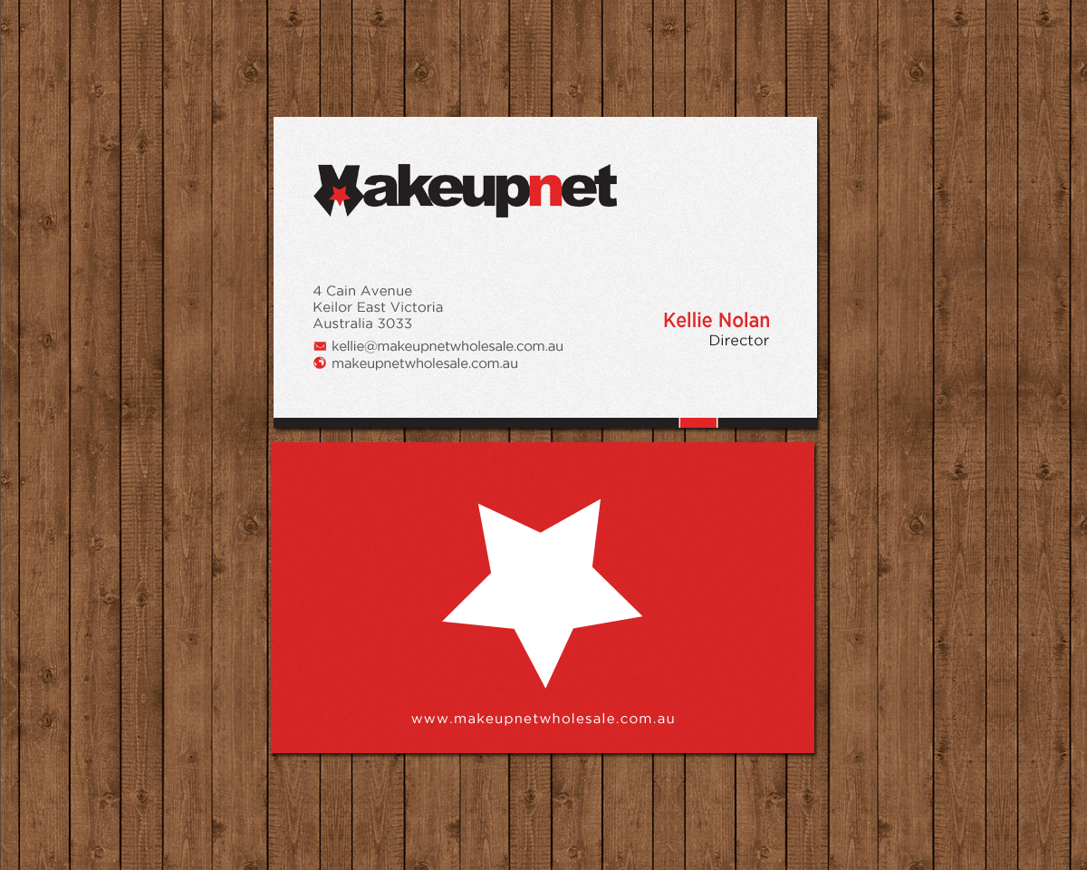Business Card Design by chandrayaan.creative for Makeupnet Pty Ltd | Design #15167275