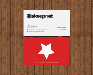 Business Card Design by chandrayaan.creative for Makeupnet Pty Ltd | Design: #15167275