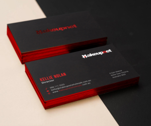 Business Card Design by Graphic Flame for Makeupnet Pty Ltd | Design: #15165954
