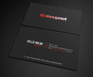 Business Card Design by Graphic Flame for Makeupnet Pty Ltd | Design: #15165957