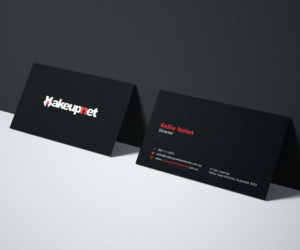 Business Card Design by Graphic Flame for Makeupnet Pty Ltd | Design: #15165970