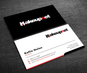 Business Card Design by Graphic Flame for Makeupnet Pty Ltd | Design: #15173155