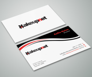 Business Card Design by Graphic Flame for Makeupnet Pty Ltd | Design: #15173159