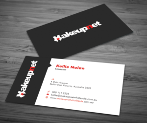 Business Card Design by Graphic Flame for Makeupnet Pty Ltd | Design: #15173170