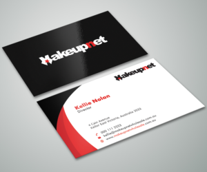 Business Card Design by Graphic Flame for Makeupnet Pty Ltd | Design: #15173171