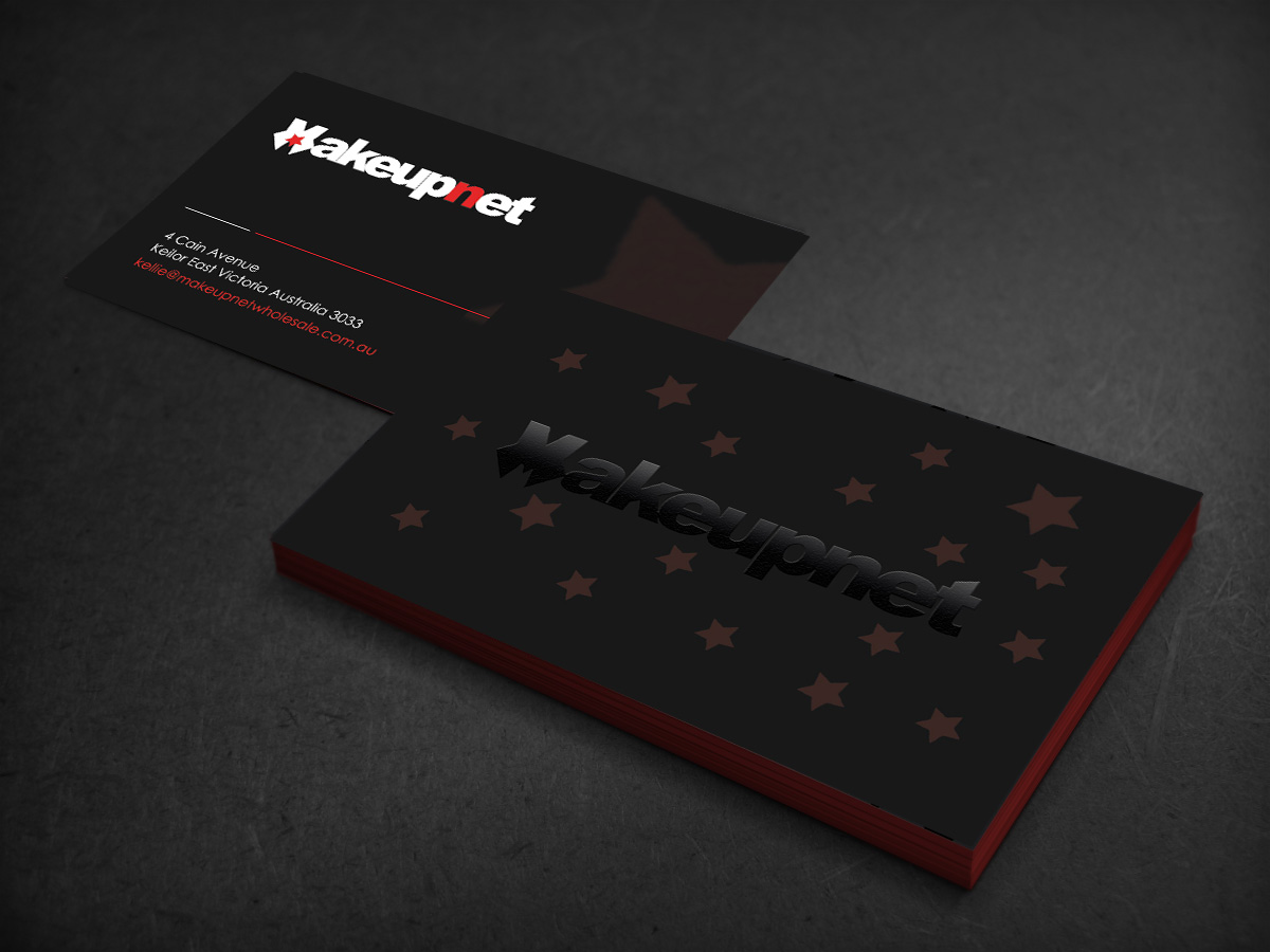 Business Card Design by Designs 2019 for Makeupnet Pty Ltd | Design #15157223
