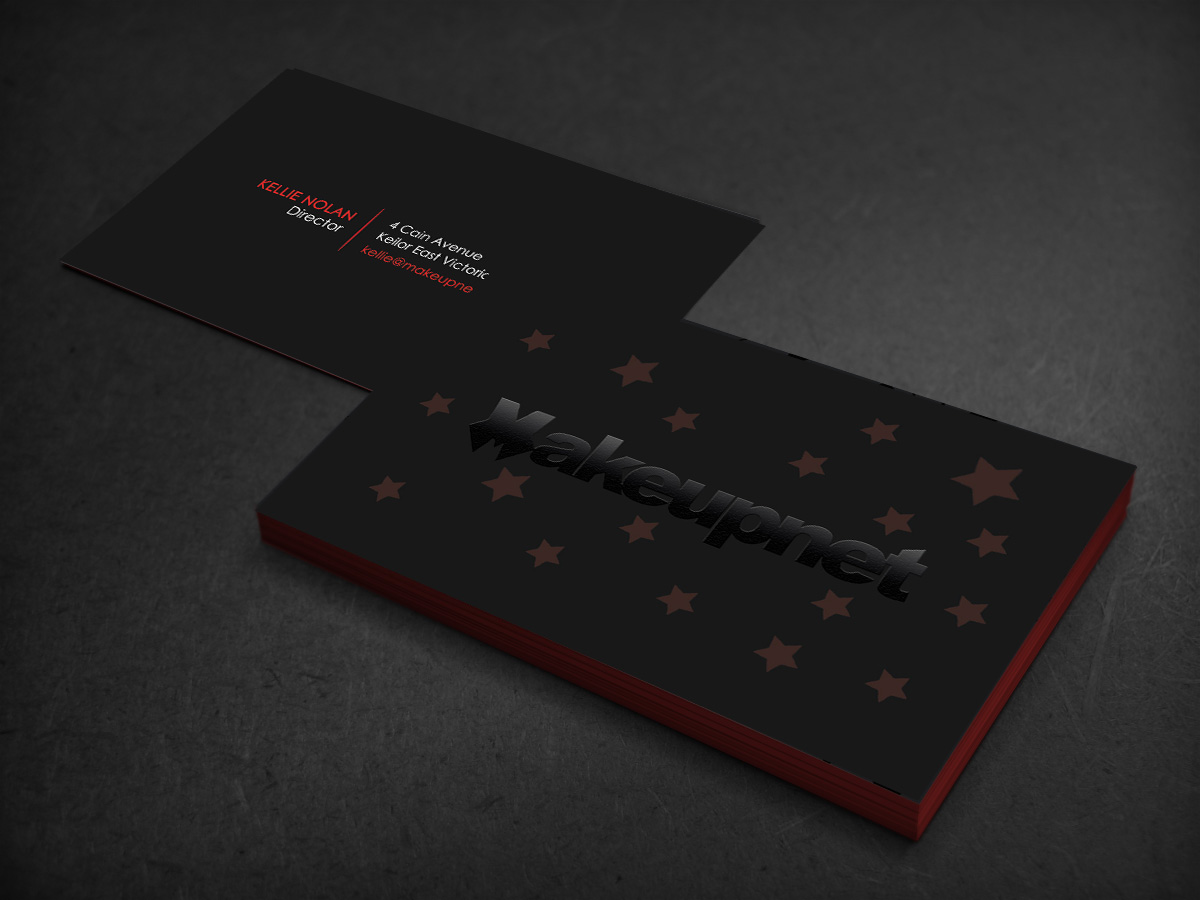 Business Card Design by Designs 2019 for Makeupnet Pty Ltd | Design #15157225