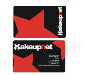 Business Card Design by Designature for Makeupnet Pty Ltd | Design #15156030