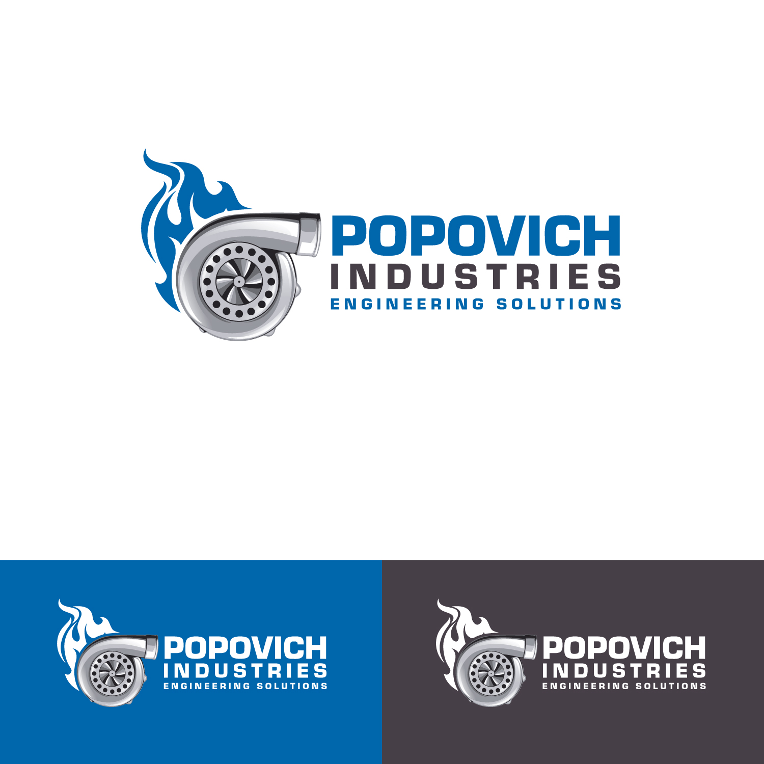 Logo Design by prodesigns99 for Popovich Industries | Design #15159711