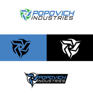 Logo Design by TB Designs for Popovich Industries | Design: #15159055