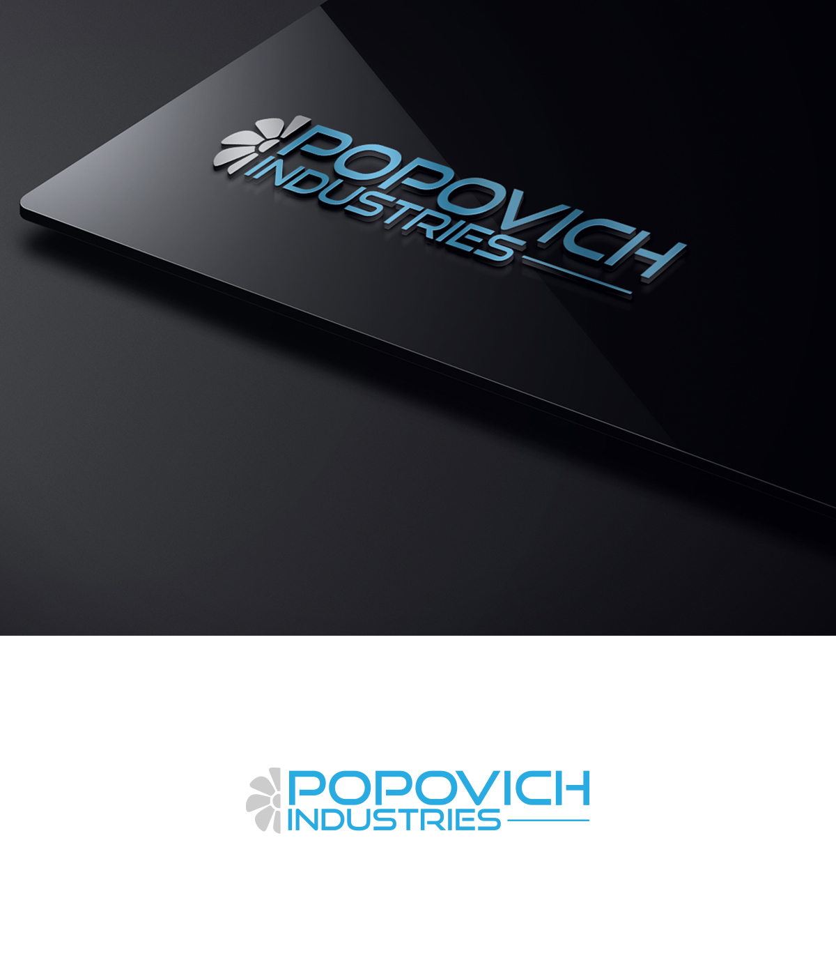 Logo Design by supercreative for Popovich Industries | Design #15167265
