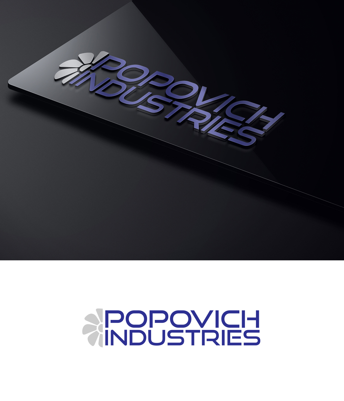 Logo Design by supercreative for Popovich Industries | Design #15186645