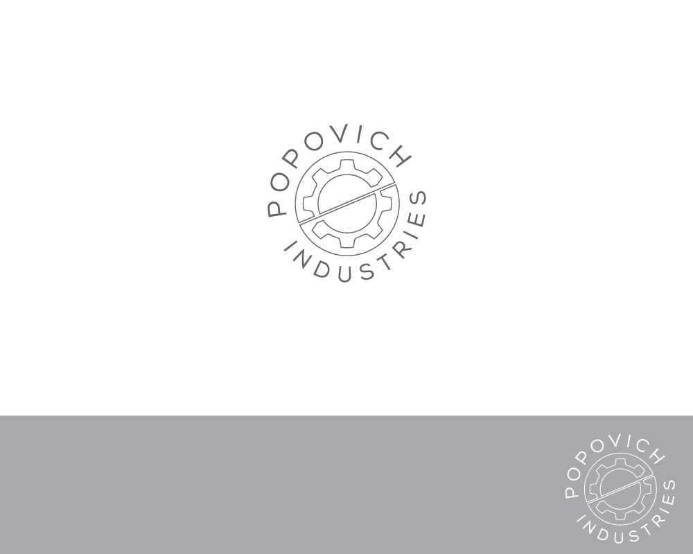 Logo Design by AL-BARAKAH for Popovich Industries | Design #15169010