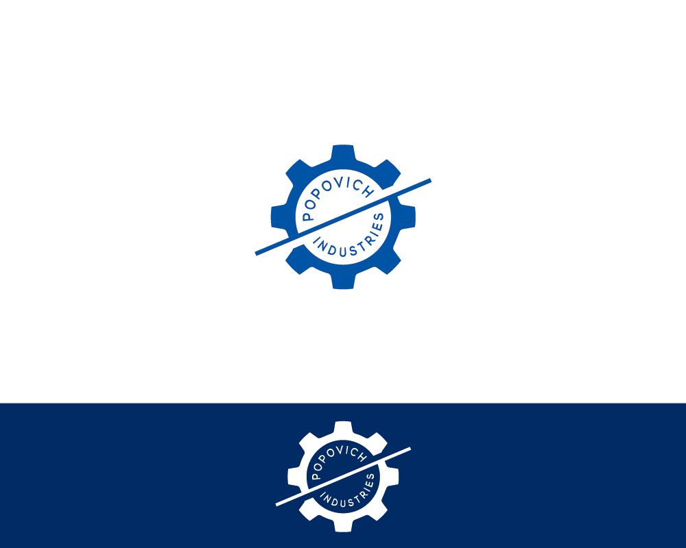 Logo Design by AL-BARAKAH for Popovich Industries | Design #15169011