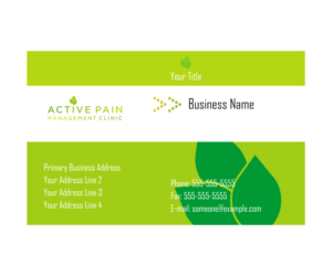 Logo Design by ibay7585 for Active Pain Management Clinic | Design: #15208794