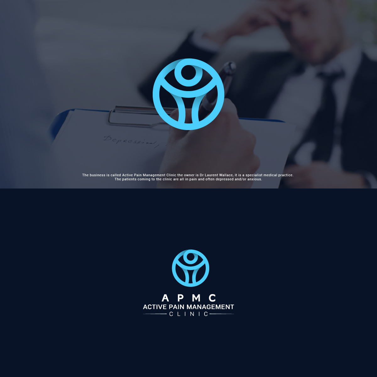 Logo Design by Farooq Zahid for Active Pain Management Clinic | Design #15176185