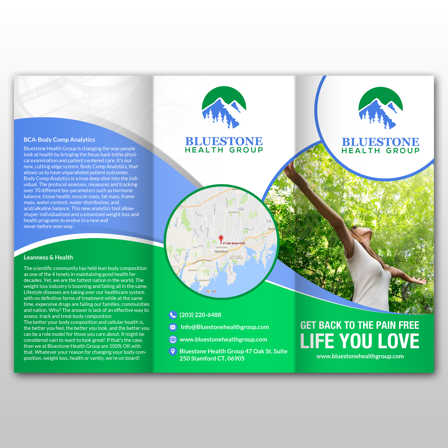 Flyer Design by debdesign for Bluestone Health Group  | Design #15166931