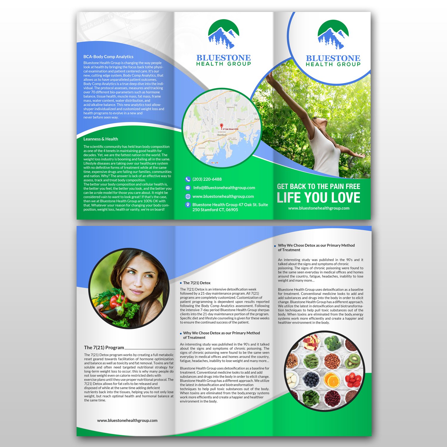 Flyer Design by debdesign for Bluestone Health Group  | Design #15181390