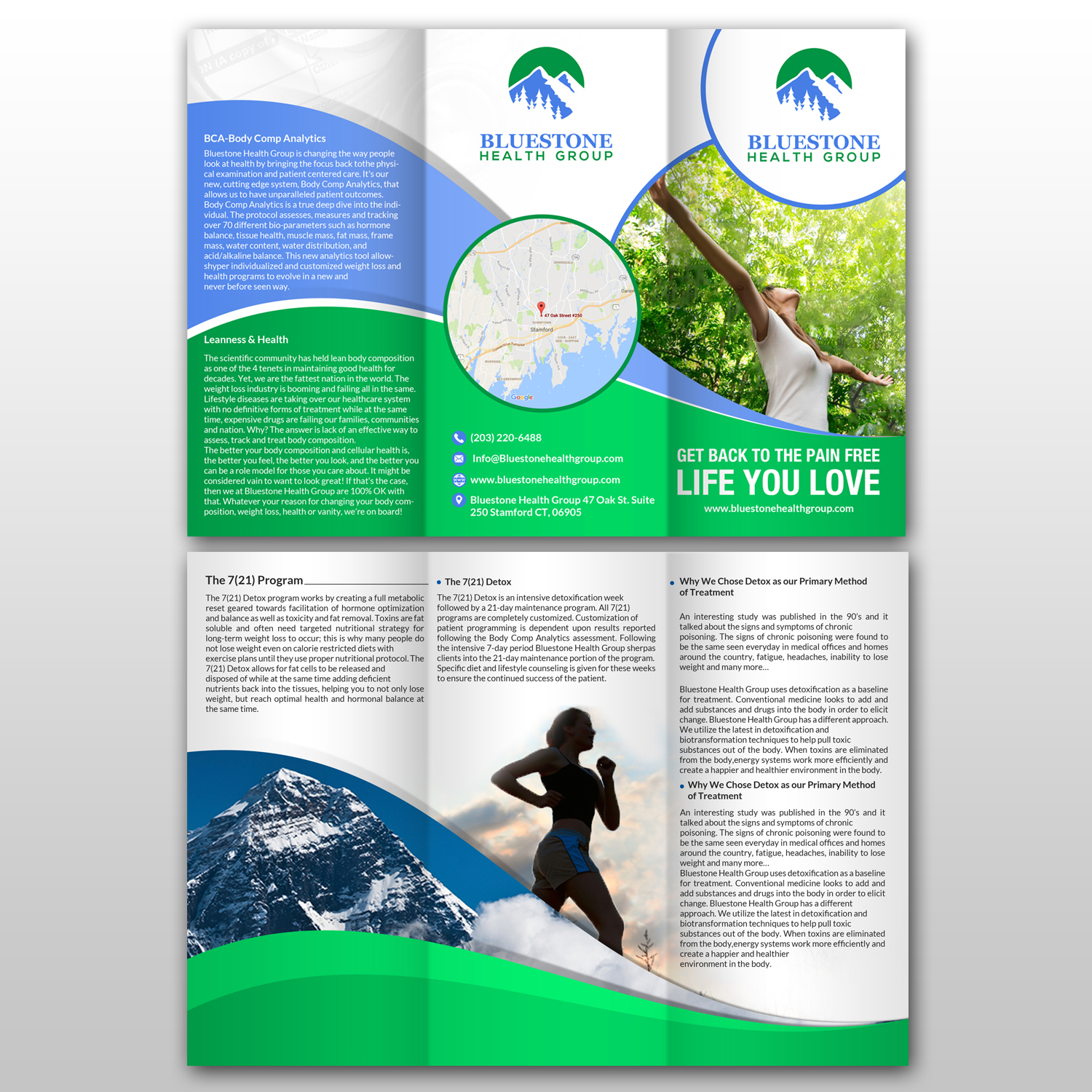 Flyer Design by debdesign for Bluestone Health Group  | Design #15181416