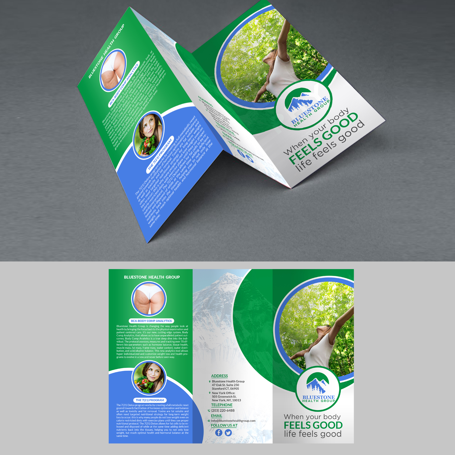 Flyer Design by creative.bugs for Bluestone Health Group  | Design #15165807