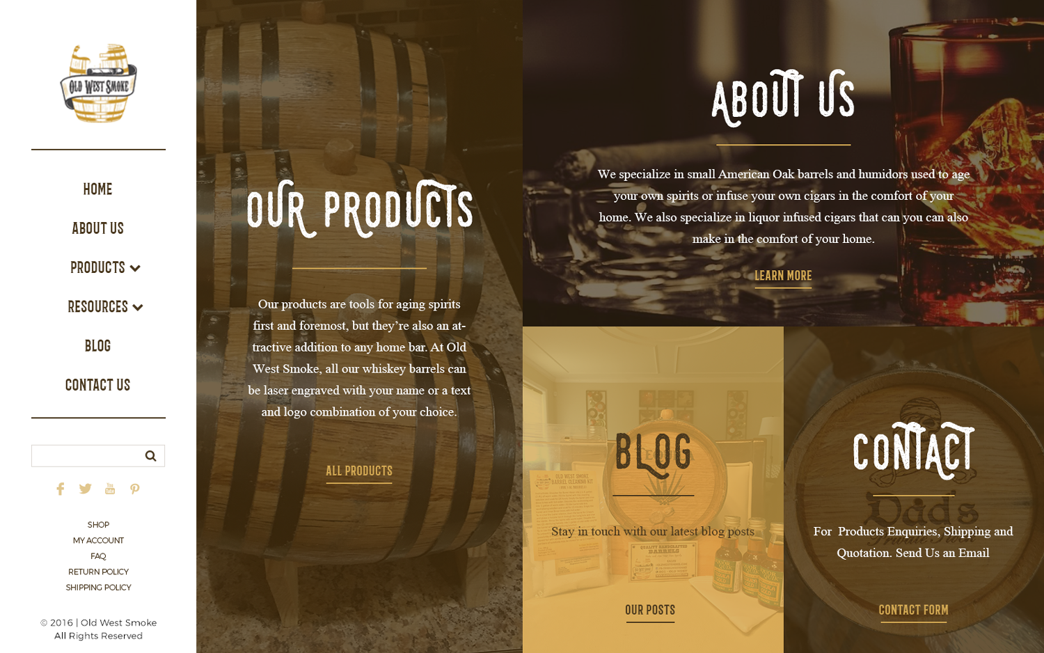 Web Design by ArtLok for Old West Smoke | Design #15185917