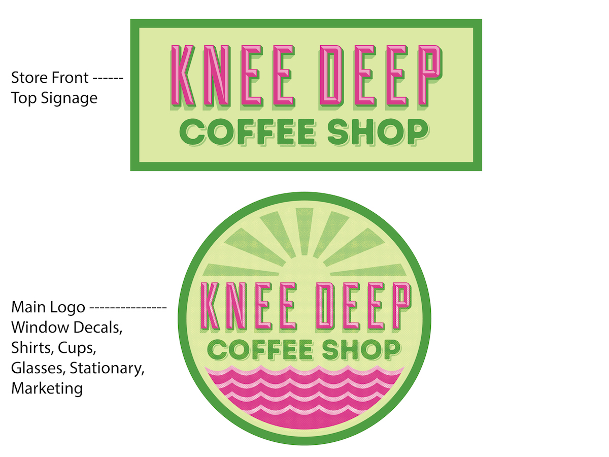 Logo Design by brianritterdesign for Knee Deep Coffee | Design #15254405