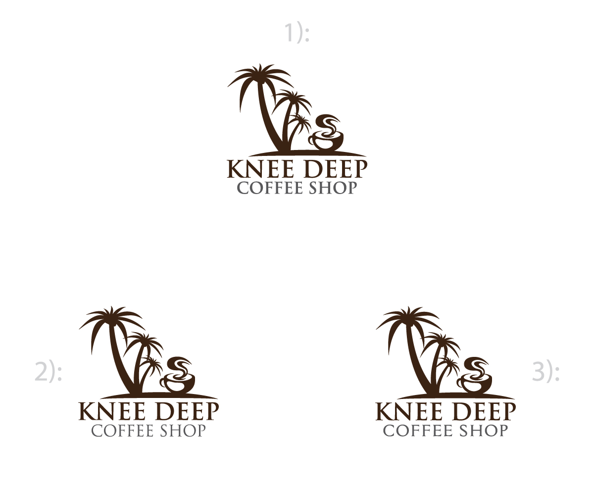 Logo Design by eMARK for Knee Deep Coffee | Design #15241444