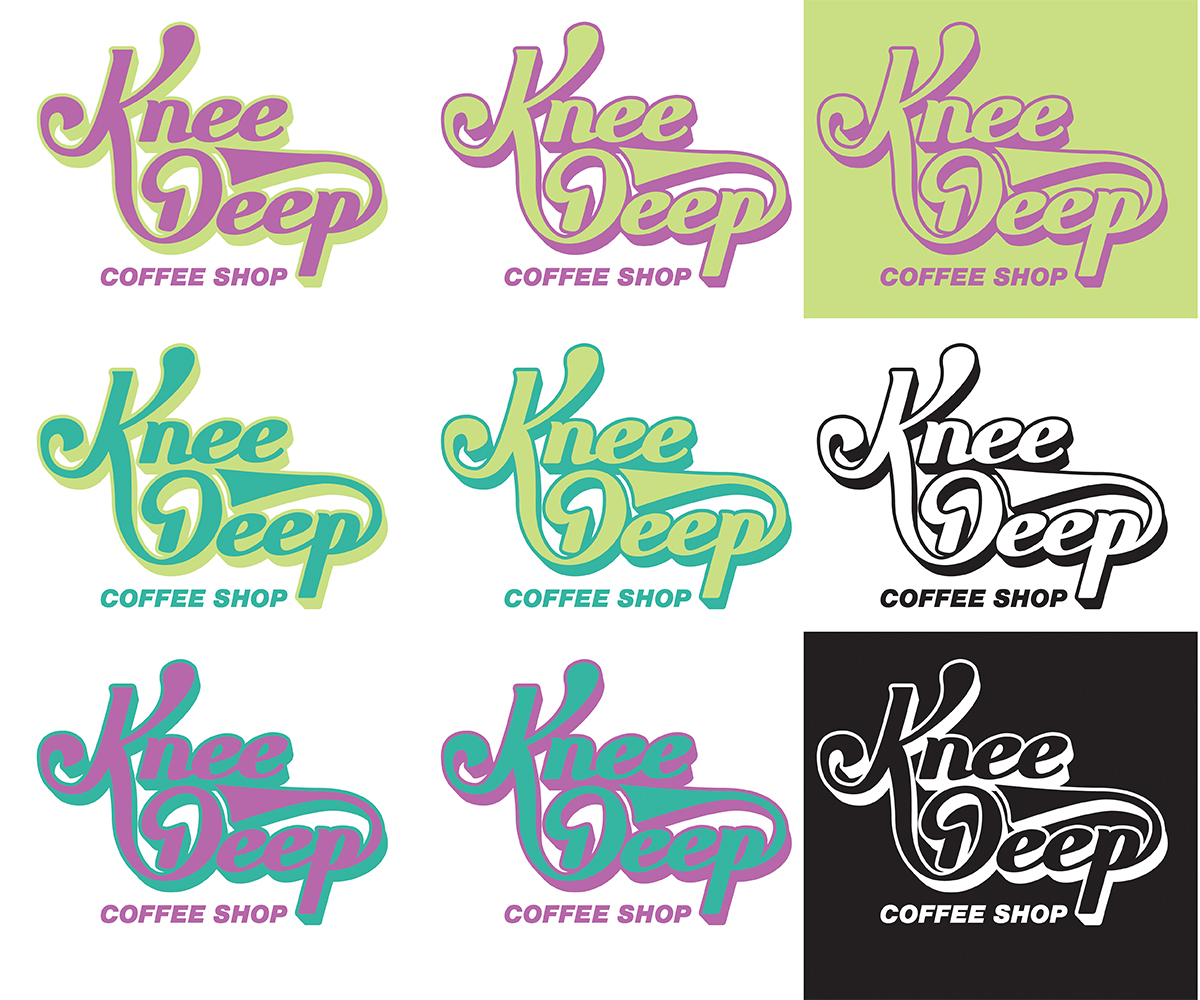 Logo Design by thir for Knee Deep Coffee | Design #15192383