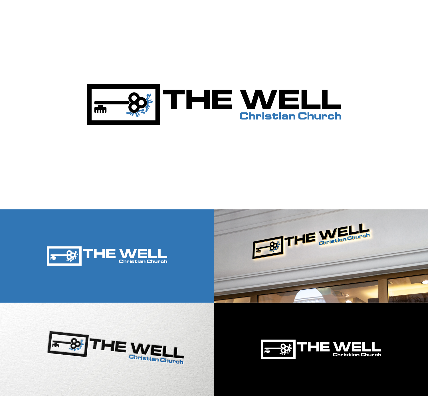 Logo Design by Tukang Angon Kebo for The WELL Christian Church | Design #15160351