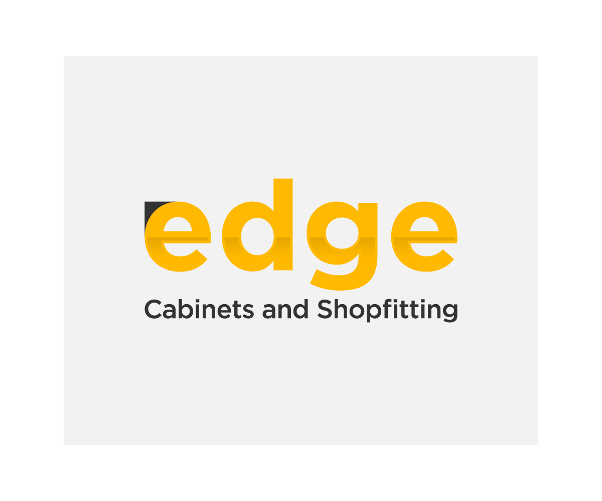 Logo Design by emdeee for Edge Cabinets and Shopfitting | Design #15161368