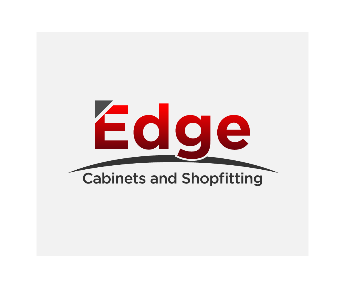 Logo Design by emdeee for Edge Cabinets and Shopfitting | Design #15161369