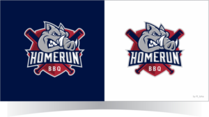 Logo Design by r-toha for Homerun BBQ | Design: #15185807