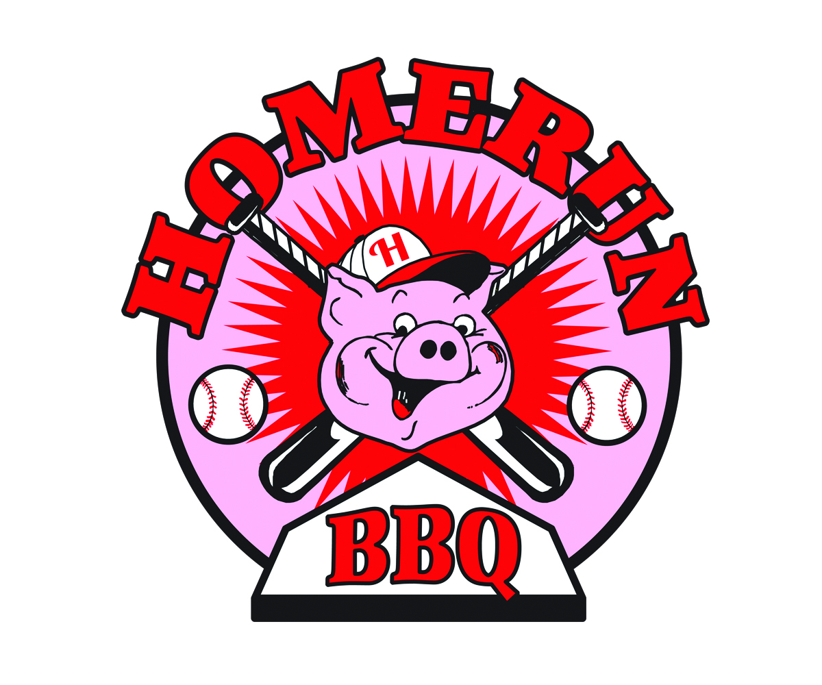 Logo Design by Hot Rod for Homerun BBQ | Design #15177998
