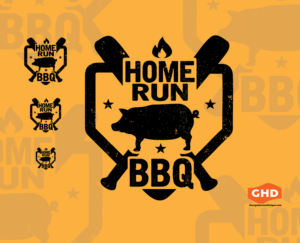 Logo Design by georgeharmondesigns for Homerun BBQ | Design: #15171797