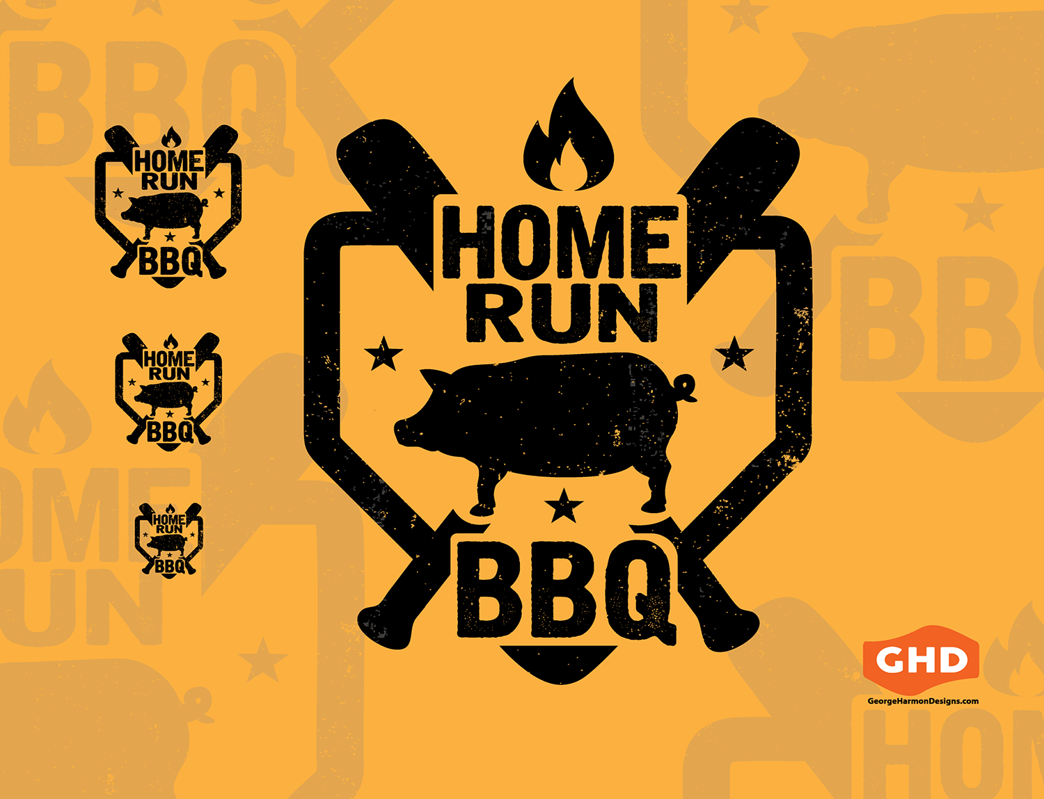 Logo-Design von georgeharmondesigns für Homerun BBQ | Design #15172141